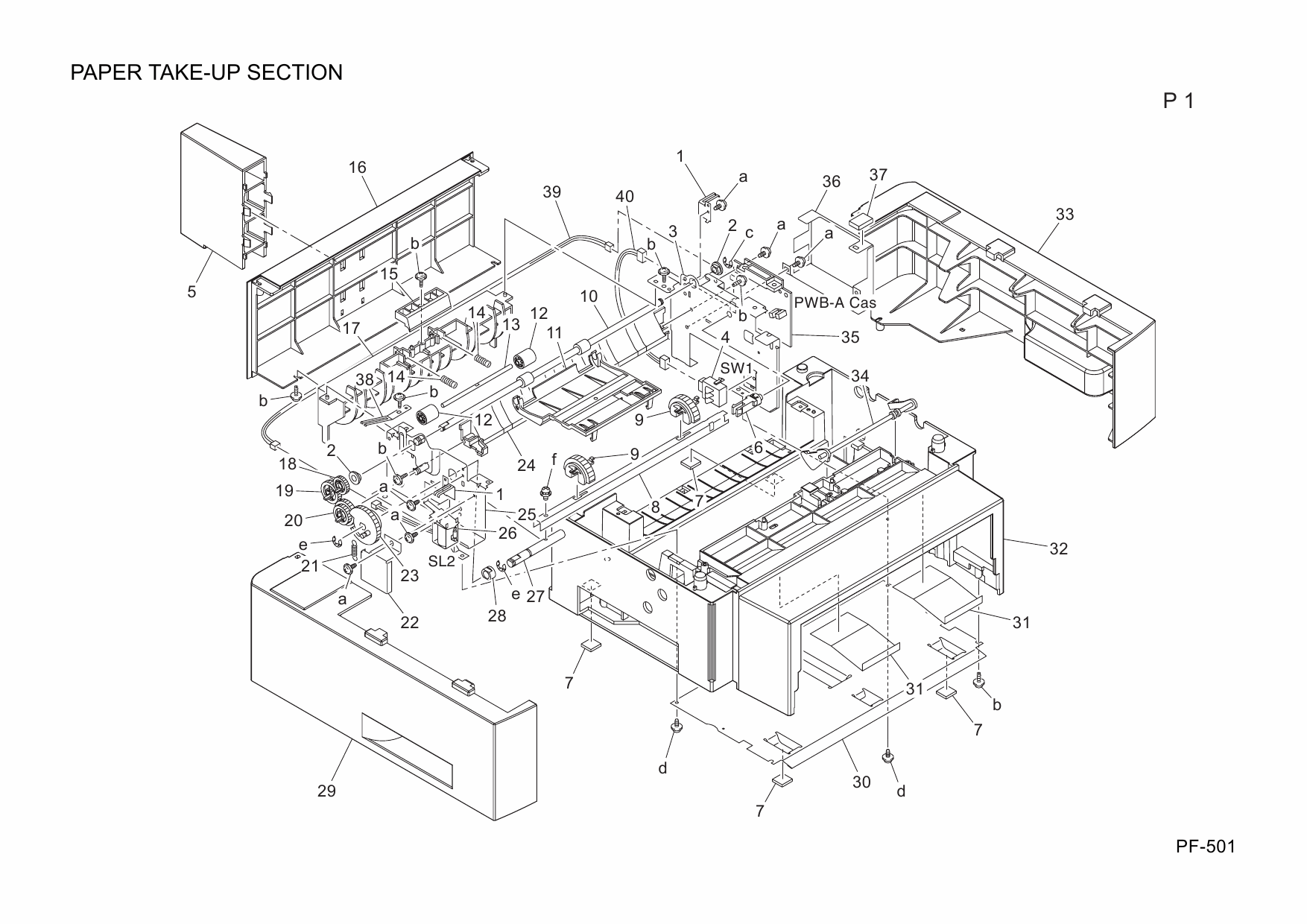 Konica-Minolta Options PF-501 Parts Manual-5
